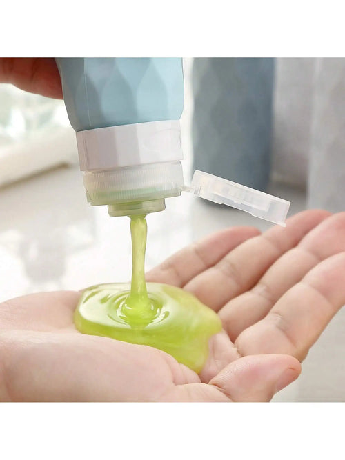 4`lü Silikon Şişe Seti